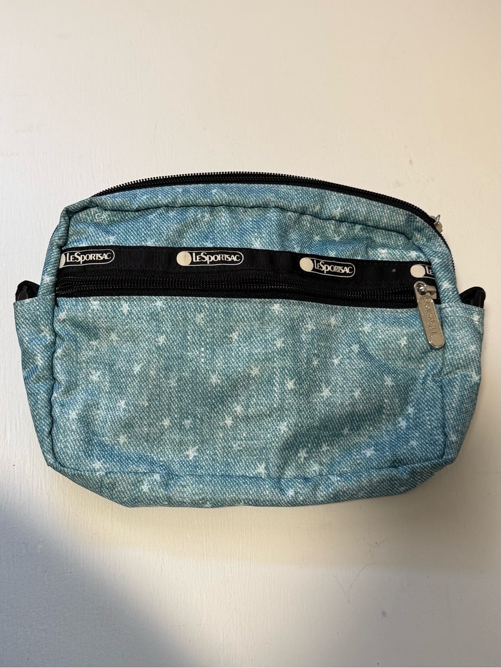 LeSportsac Light Teal Star Print Belt Bag